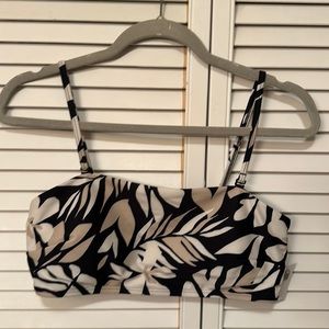 Old Navy Women's Large Black Khaki Tan Bikini Top NEW